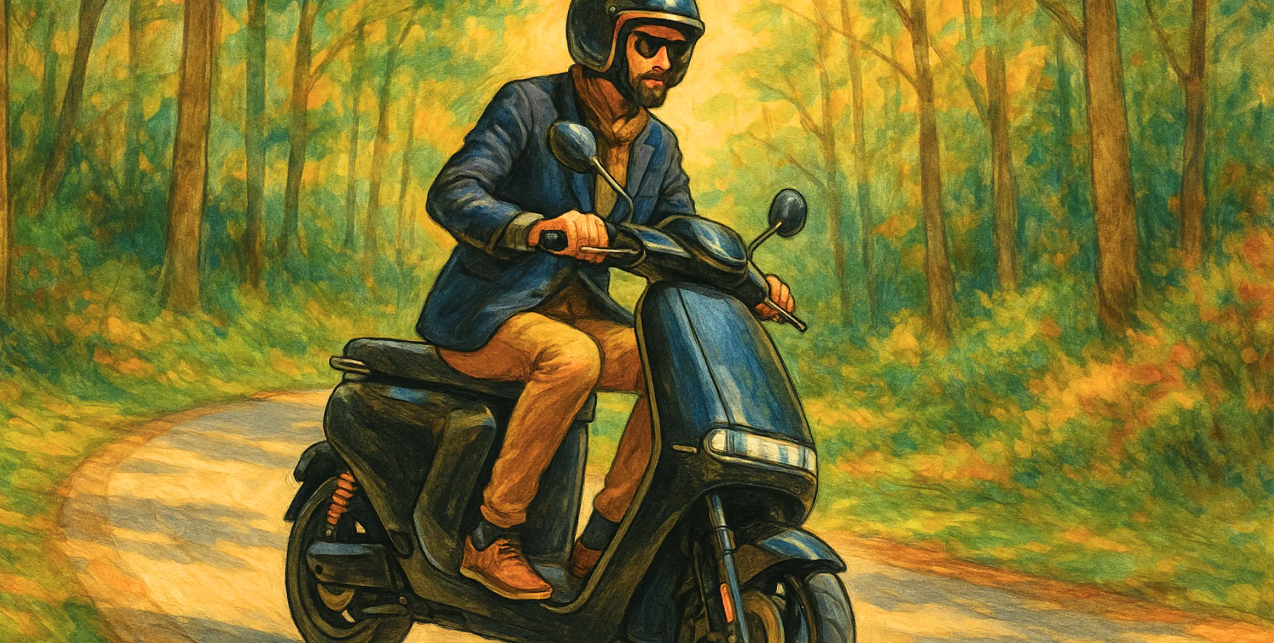 Segway E300SE dans une forêt