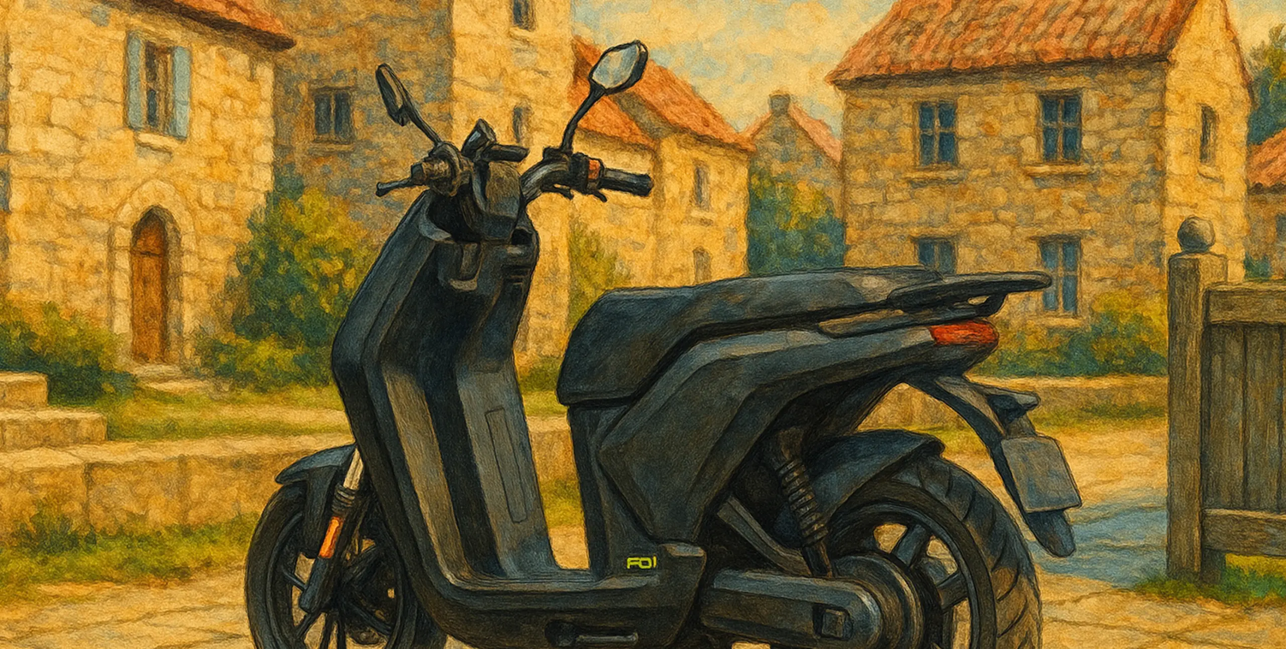 vmoto citi vmoto citi garé dans un village